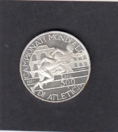 Beschrijving: 500 Lire ATHLETIC